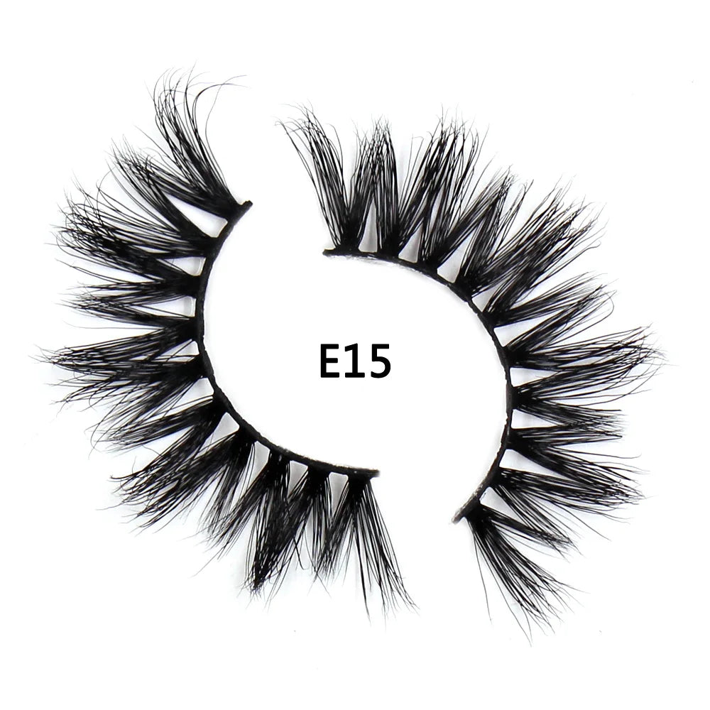 AMAOLASH eyelashes Mink Lashes High Volume Thick False Eyelashes 3D Eyelash Extension Dramatic Soft long lasting Eye Lashes E01
