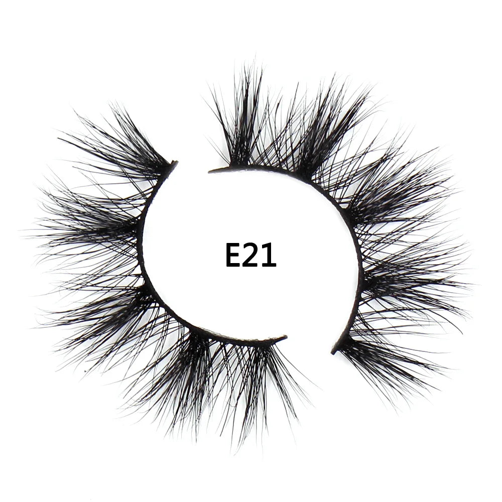 AMAOLASH eyelashes Mink Lashes High Volume Thick False Eyelashes 3D Eyelash Extension Dramatic Soft long lasting Eye Lashes E01