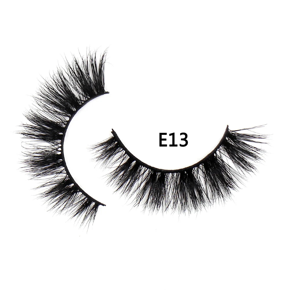 AMAOLASH eyelashes Mink Lashes High Volume Thick False Eyelashes 3D Eyelash Extension Dramatic Soft long lasting Eye Lashes E01