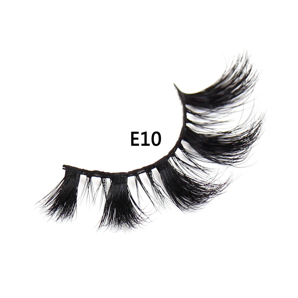 AMAOLASH eyelashes Mink Lashes High Volume Thick False Eyelashes 3D Eyelash Extension Dramatic Soft long lasting Eye Lashes E01