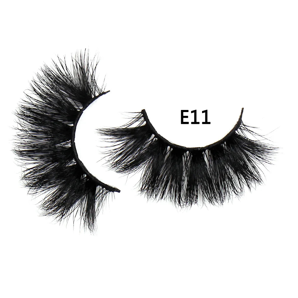 AMAOLASH eyelashes Mink Lashes High Volume Thick False Eyelashes 3D Eyelash Extension Dramatic Soft long lasting Eye Lashes E01