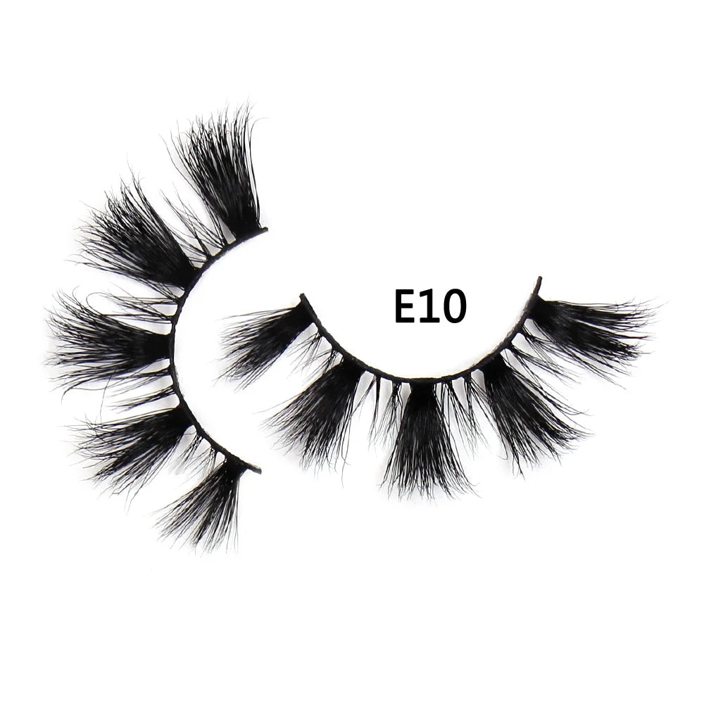 AMAOLASH eyelashes Mink Lashes High Volume Thick False Eyelashes 3D Eyelash Extension Dramatic Soft long lasting Eye Lashes E01