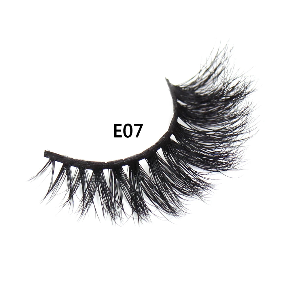 AMAOLASH eyelashes Mink Lashes High Volume Thick False Eyelashes 3D Eyelash Extension Dramatic Soft long lasting Eye Lashes E01