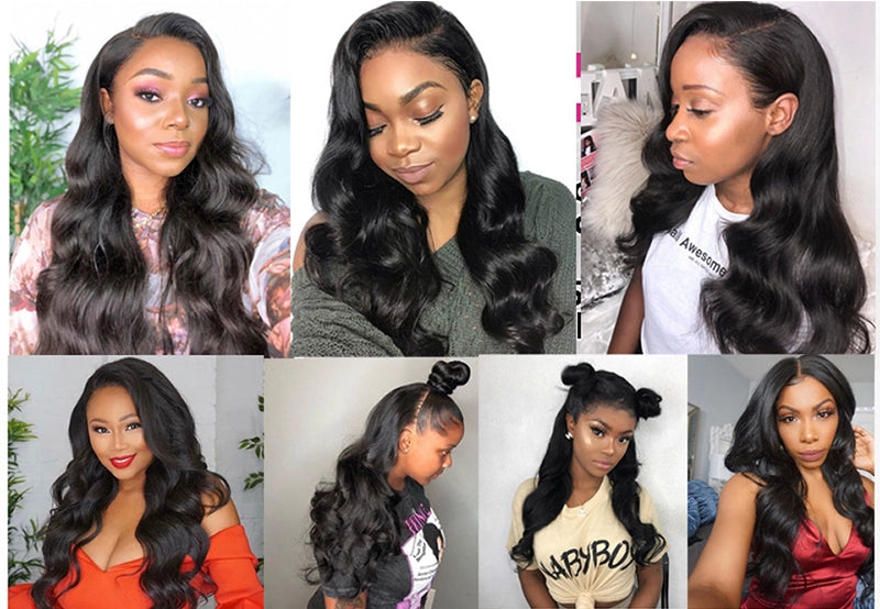 9A Peruvian Vigin Hair Human Hair Weave Body Wave Bundles