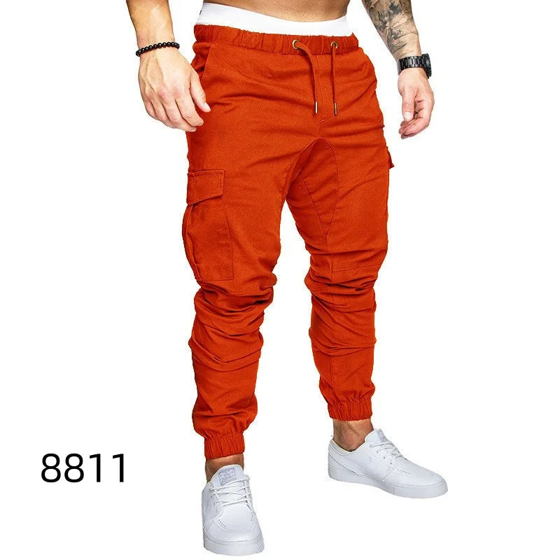 Men's Jogger Sweat Pants Sports Trousers Harem Casual Straight Leg Long Pants Youthful Spring i Color No Brand