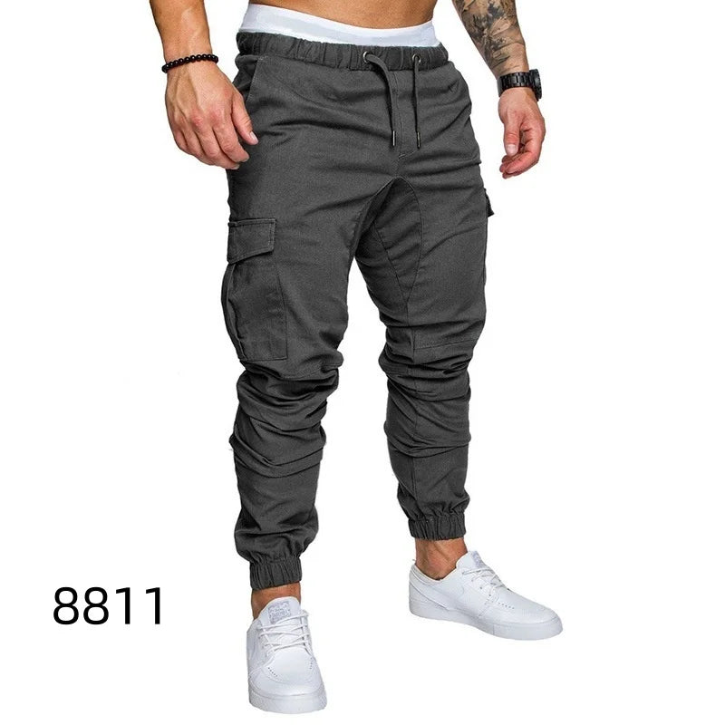 Men's Jogger Sweat Pants Sports Trousers Harem Casual Straight Leg Long Pants Youthful Spring i Color No Brand