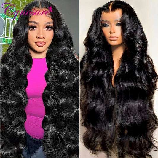 Cynosure Hair 13x4 Body Wave Lace Front Human Hair Wig Pre Plucked 200% Density HD Full Lace Frontal Human Hair Wig for Women
