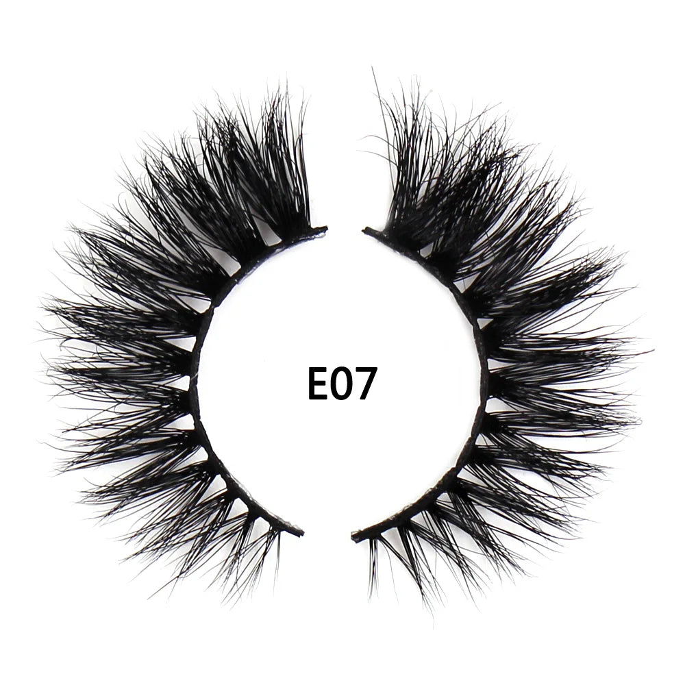 AMAOLASH eyelashes Mink Lashes High Volume Thick False Eyelashes 3D Eyelash Extension Dramatic Soft long lasting Eye Lashes E01