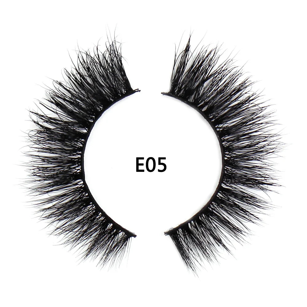 AMAOLASH eyelashes Mink Lashes High Volume Thick False Eyelashes 3D Eyelash Extension Dramatic Soft long lasting Eye Lashes E01