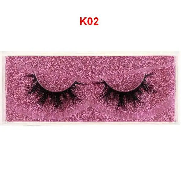 Mink Lashes 3D Mink Eyelashes 100% Cruelty free Lashes Handmade Reusable Natural Eyelashes Popular False Lashes Makeup E1- E13