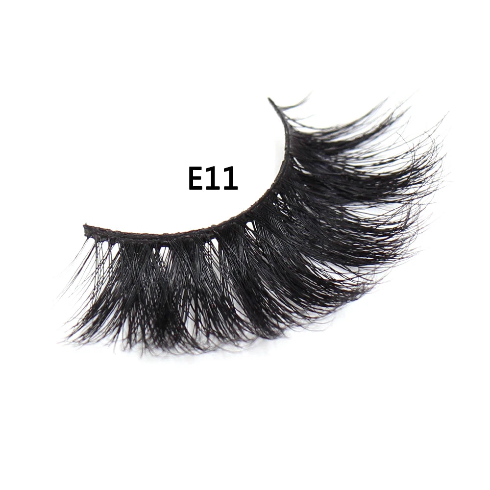 AMAOLASH eyelashes Mink Lashes High Volume Thick False Eyelashes 3D Eyelash Extension Dramatic Soft long lasting Eye Lashes E01