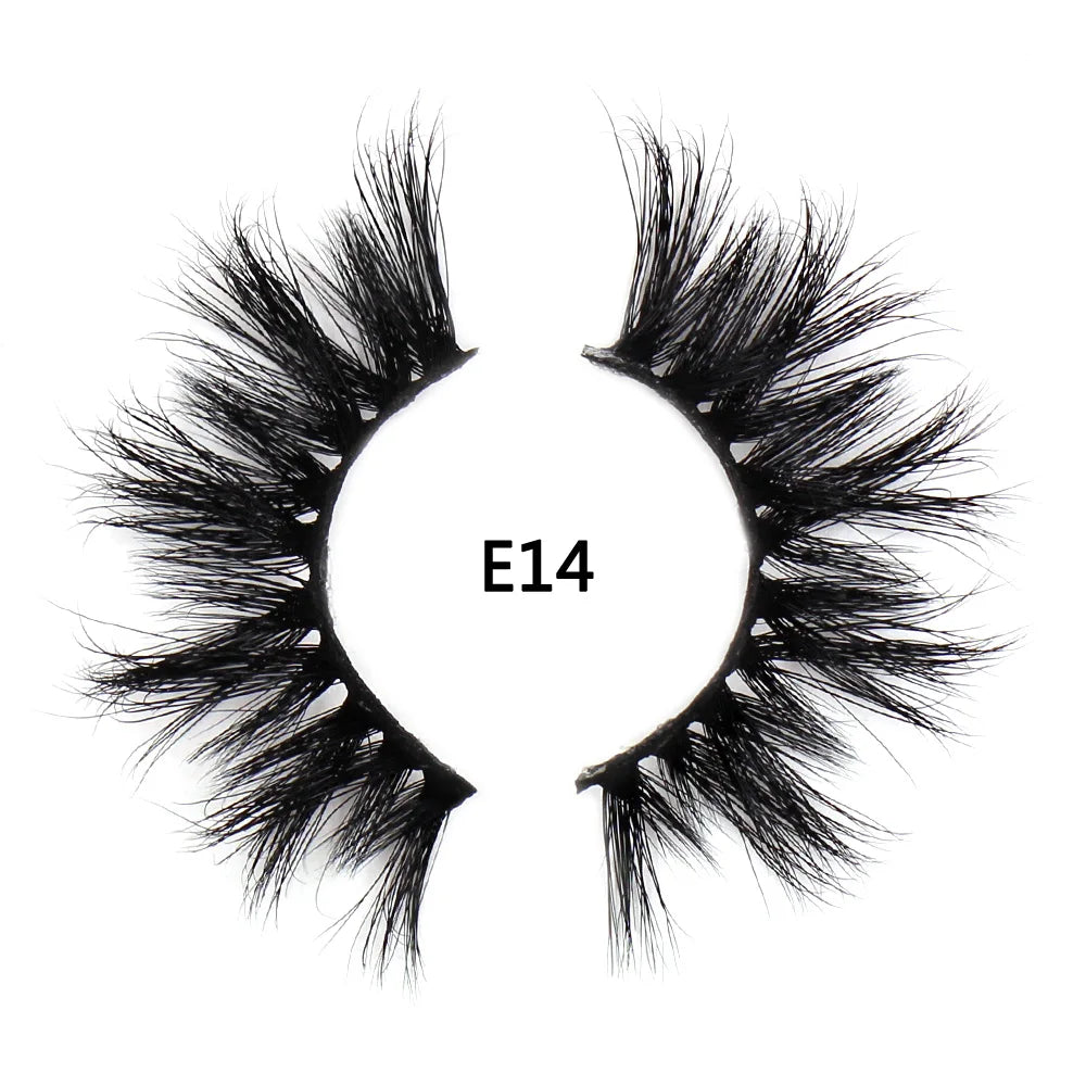 AMAOLASH eyelashes Mink Lashes High Volume Thick False Eyelashes 3D Eyelash Extension Dramatic Soft long lasting Eye Lashes E01