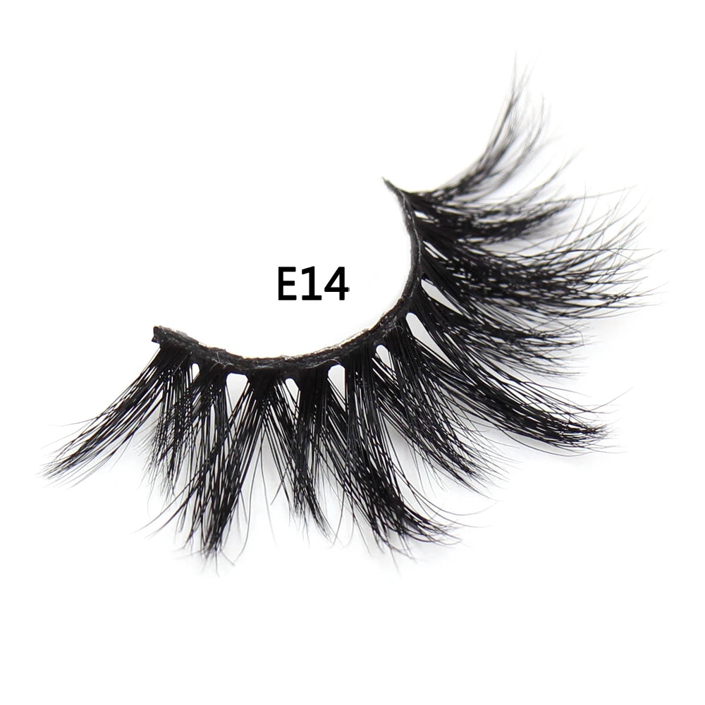 AMAOLASH eyelashes Mink Lashes High Volume Thick False Eyelashes 3D Eyelash Extension Dramatic Soft long lasting Eye Lashes E01