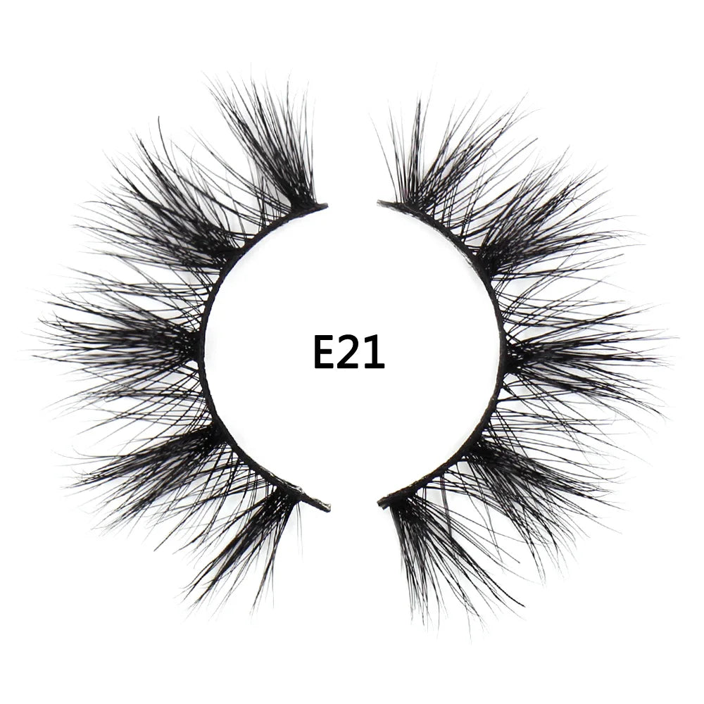 AMAOLASH eyelashes Mink Lashes High Volume Thick False Eyelashes 3D Eyelash Extension Dramatic Soft long lasting Eye Lashes E01