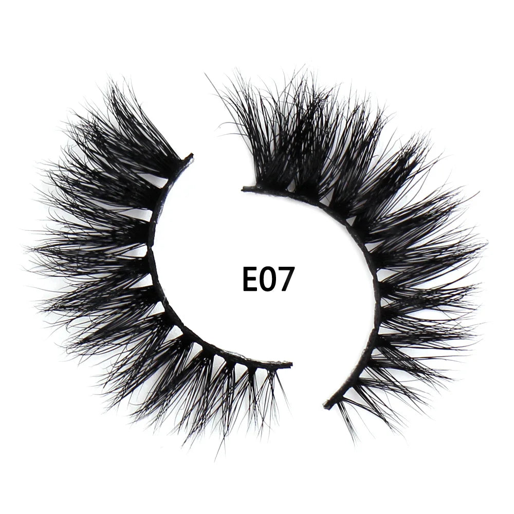 AMAOLASH eyelashes Mink Lashes High Volume Thick False Eyelashes 3D Eyelash Extension Dramatic Soft long lasting Eye Lashes E01