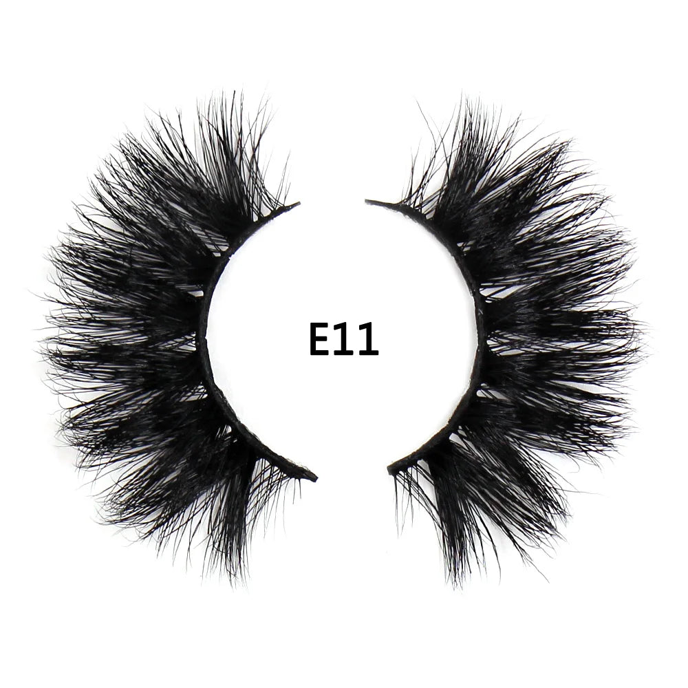AMAOLASH eyelashes Mink Lashes High Volume Thick False Eyelashes 3D Eyelash Extension Dramatic Soft long lasting Eye Lashes E01