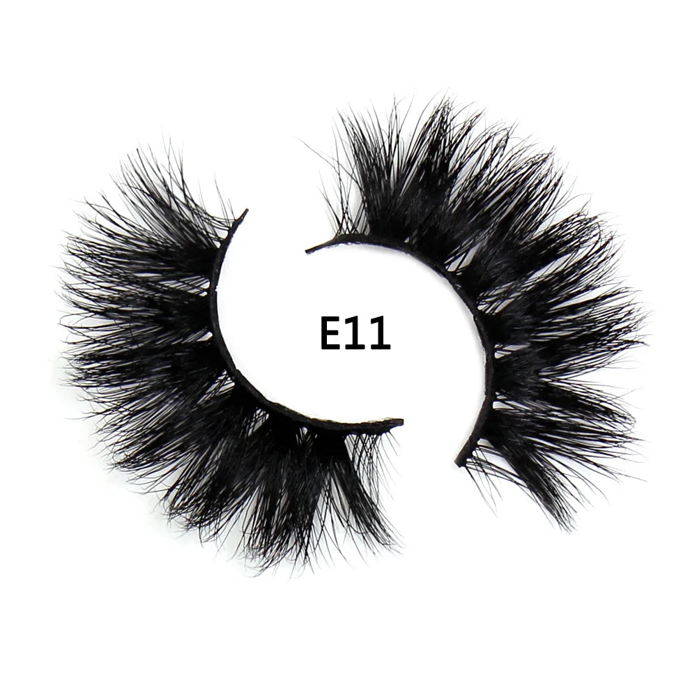 AMAOLASH eyelashes Mink Lashes High Volume Thick False Eyelashes 3D Eyelash Extension Dramatic Soft long lasting Eye Lashes E01