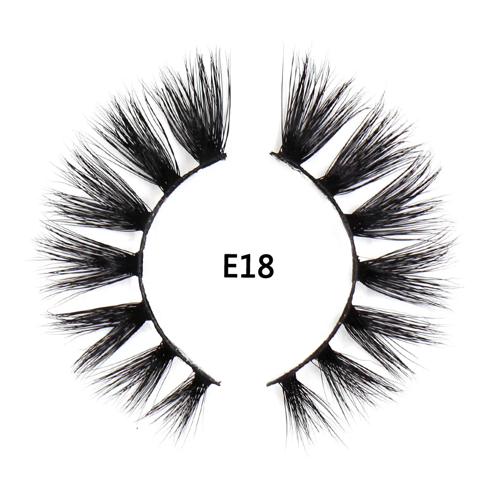 AMAOLASH eyelashes Mink Lashes High Volume Thick False Eyelashes 3D Eyelash Extension Dramatic Soft long lasting Eye Lashes E01