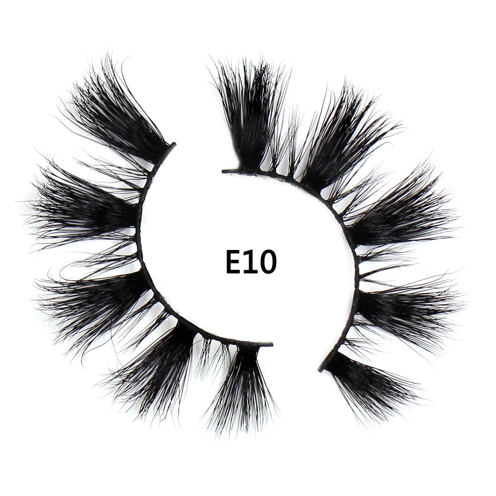 AMAOLASH eyelashes Mink Lashes High Volume Thick False Eyelashes 3D Eyelash Extension Dramatic Soft long lasting Eye Lashes E01