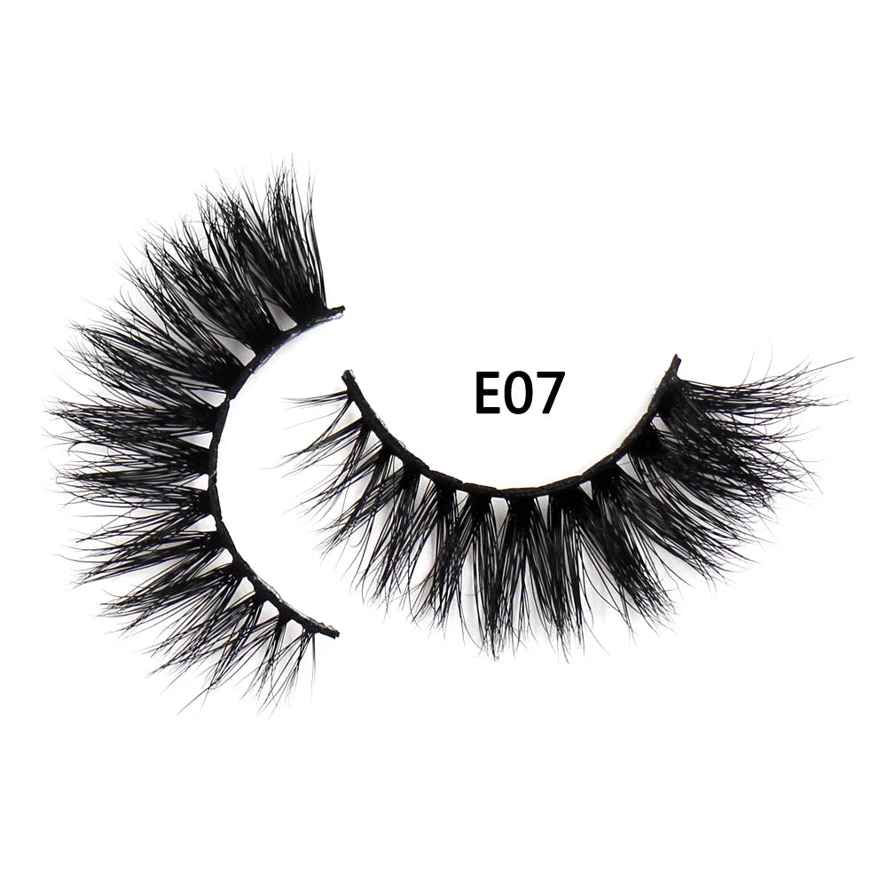 AMAOLASH eyelashes Mink Lashes High Volume Thick False Eyelashes 3D Eyelash Extension Dramatic Soft long lasting Eye Lashes E01