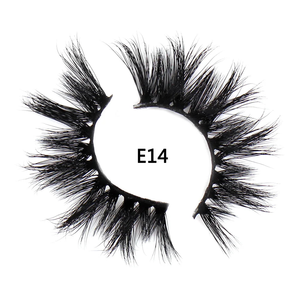 AMAOLASH eyelashes Mink Lashes High Volume Thick False Eyelashes 3D Eyelash Extension Dramatic Soft long lasting Eye Lashes E01