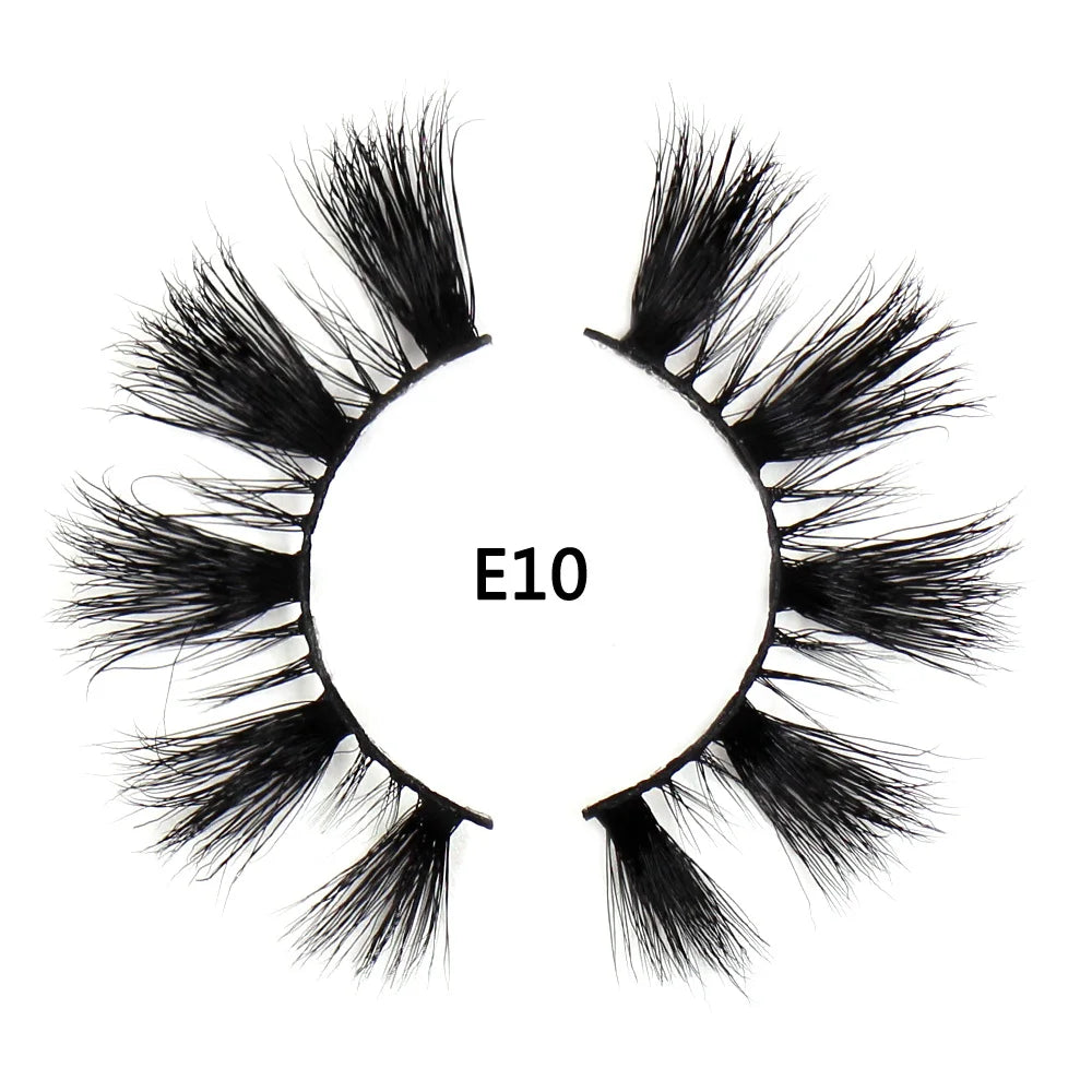 AMAOLASH eyelashes Mink Lashes High Volume Thick False Eyelashes 3D Eyelash Extension Dramatic Soft long lasting Eye Lashes E01