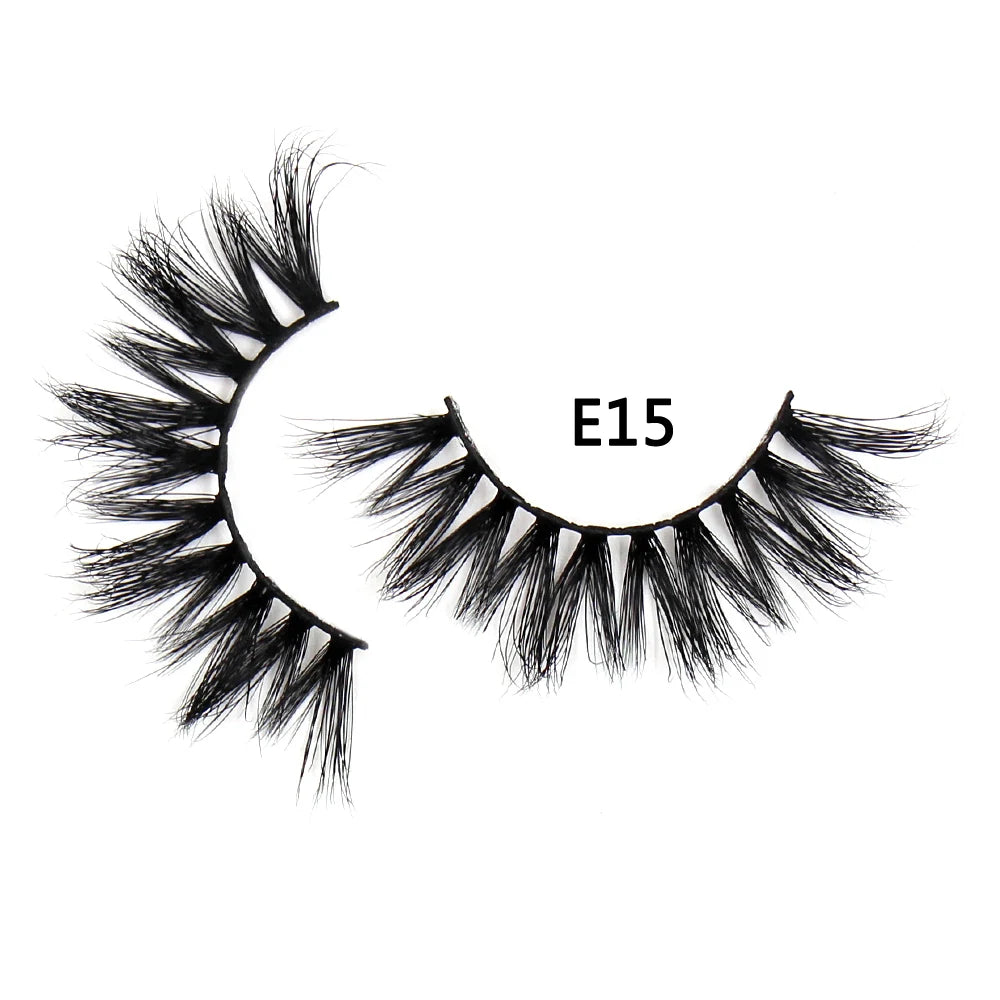 AMAOLASH eyelashes Mink Lashes High Volume Thick False Eyelashes 3D Eyelash Extension Dramatic Soft long lasting Eye Lashes E01