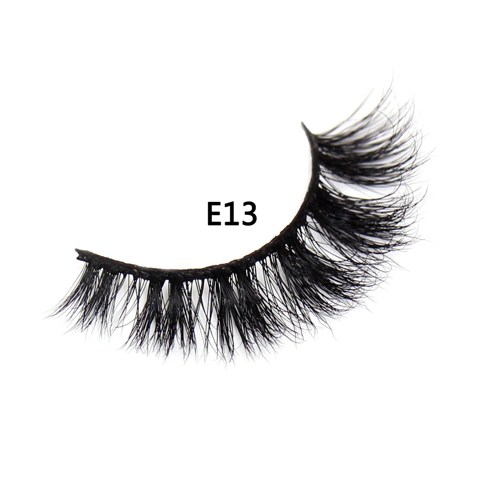 AMAOLASH eyelashes Mink Lashes High Volume Thick False Eyelashes 3D Eyelash Extension Dramatic Soft long lasting Eye Lashes E01
