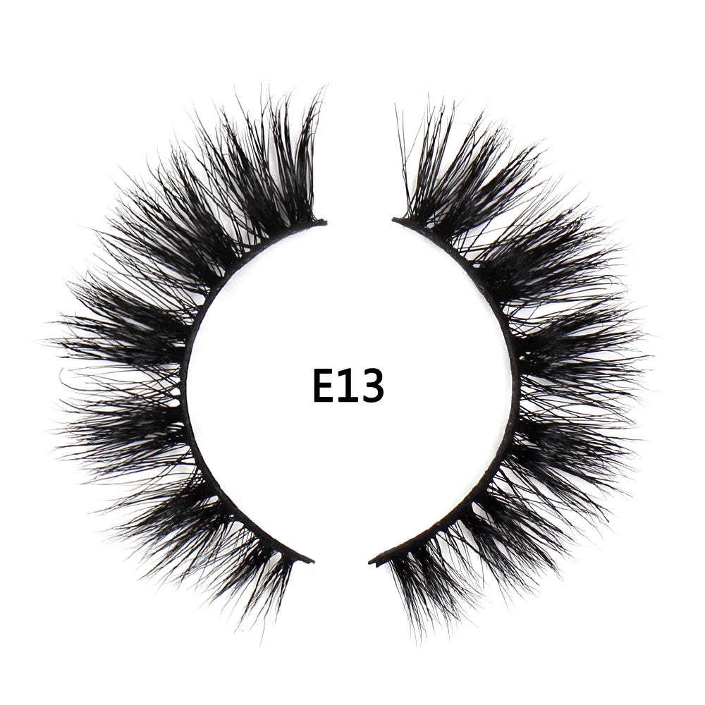 AMAOLASH eyelashes Mink Lashes High Volume Thick False Eyelashes 3D Eyelash Extension Dramatic Soft long lasting Eye Lashes E01