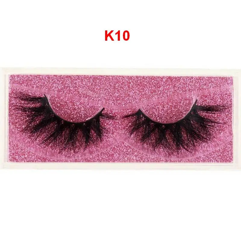 Mink Lashes 3D Mink Eyelashes 100% Cruelty free Lashes Handmade Reusable Natural Eyelashes Popular False Lashes Makeup E1- E13