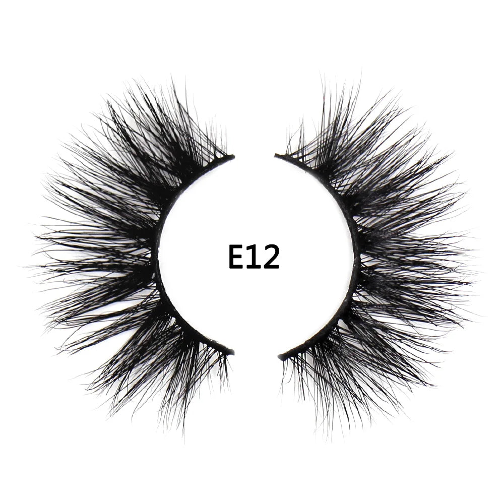 AMAOLASH eyelashes Mink Lashes High Volume Thick False Eyelashes 3D Eyelash Extension Dramatic Soft long lasting Eye Lashes E01