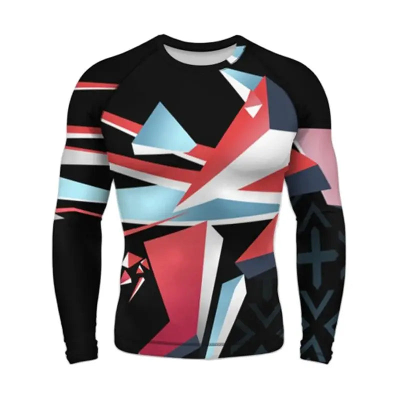 Colorful Graffiti Art Camouflage Men Women Long Sleeved Round Neck 3D Printed Fashionable And Personalized Casual Top T-shirt