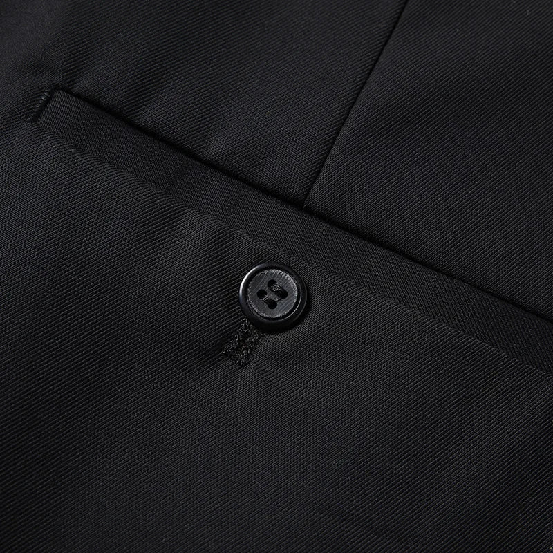 (Blazer+ Waistcoat + Pants) Men's Business Professional Formal Dress British Style Groom Wedding Dress Suit Three-piece M-6XL