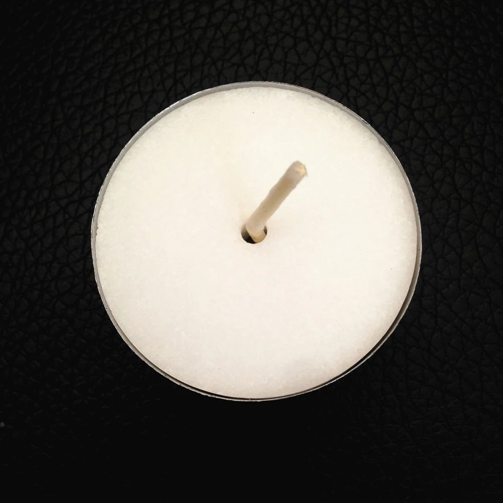 50Pcs Tea Lights Candles Natural Paraffin Wax Unscented Smokeless Votive Candles For Wedding Party Christmas New Year