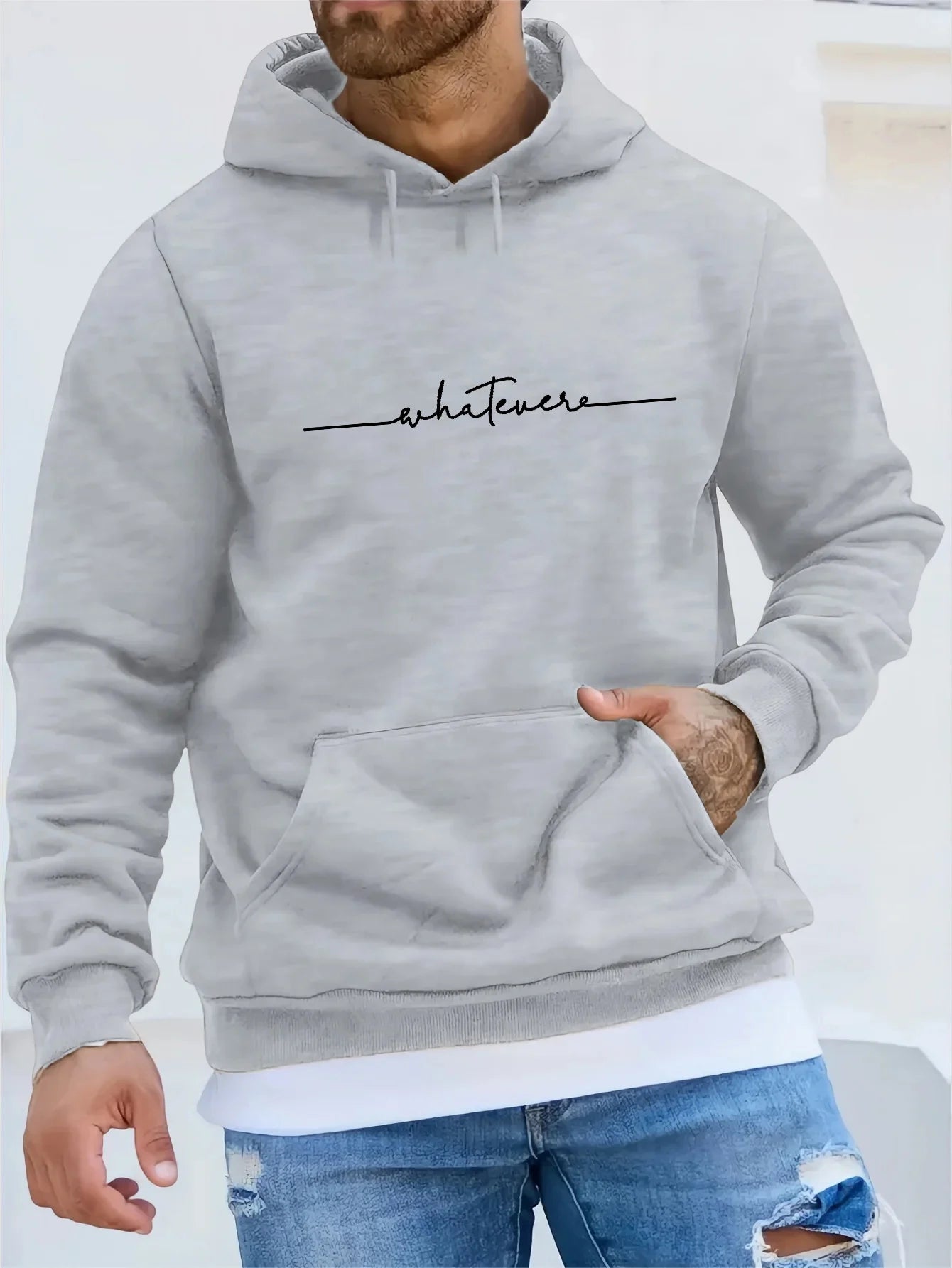 This Autumn and Winter Casual, Fashionable and Simple Letter-printed Pullover Hoodie with Long Sleeves Is Comfortable and Sporty