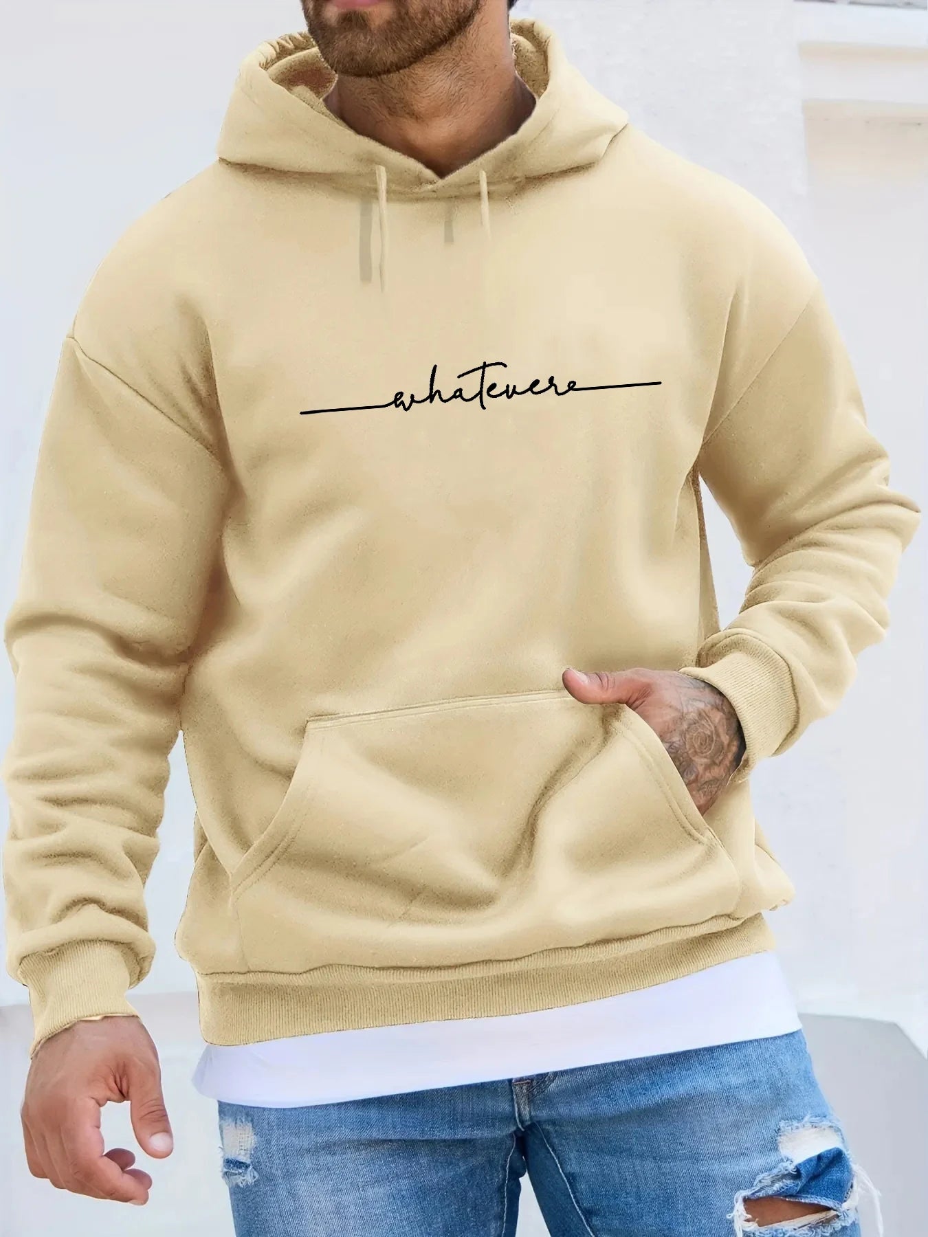 This Autumn and Winter Casual, Fashionable and Simple Letter-printed Pullover Hoodie with Long Sleeves Is Comfortable and Sporty