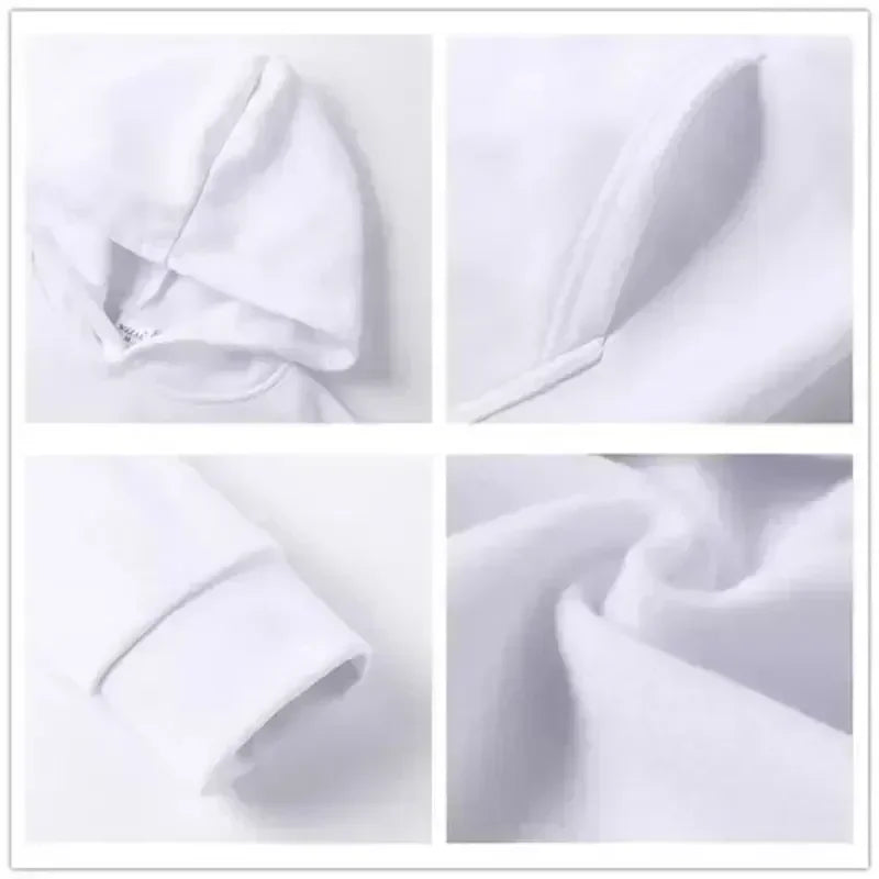 Unisex Graffiti Splatter Print URBAN PULSE 330G Hoodie with Pocket Black White Long Sleeve Casual