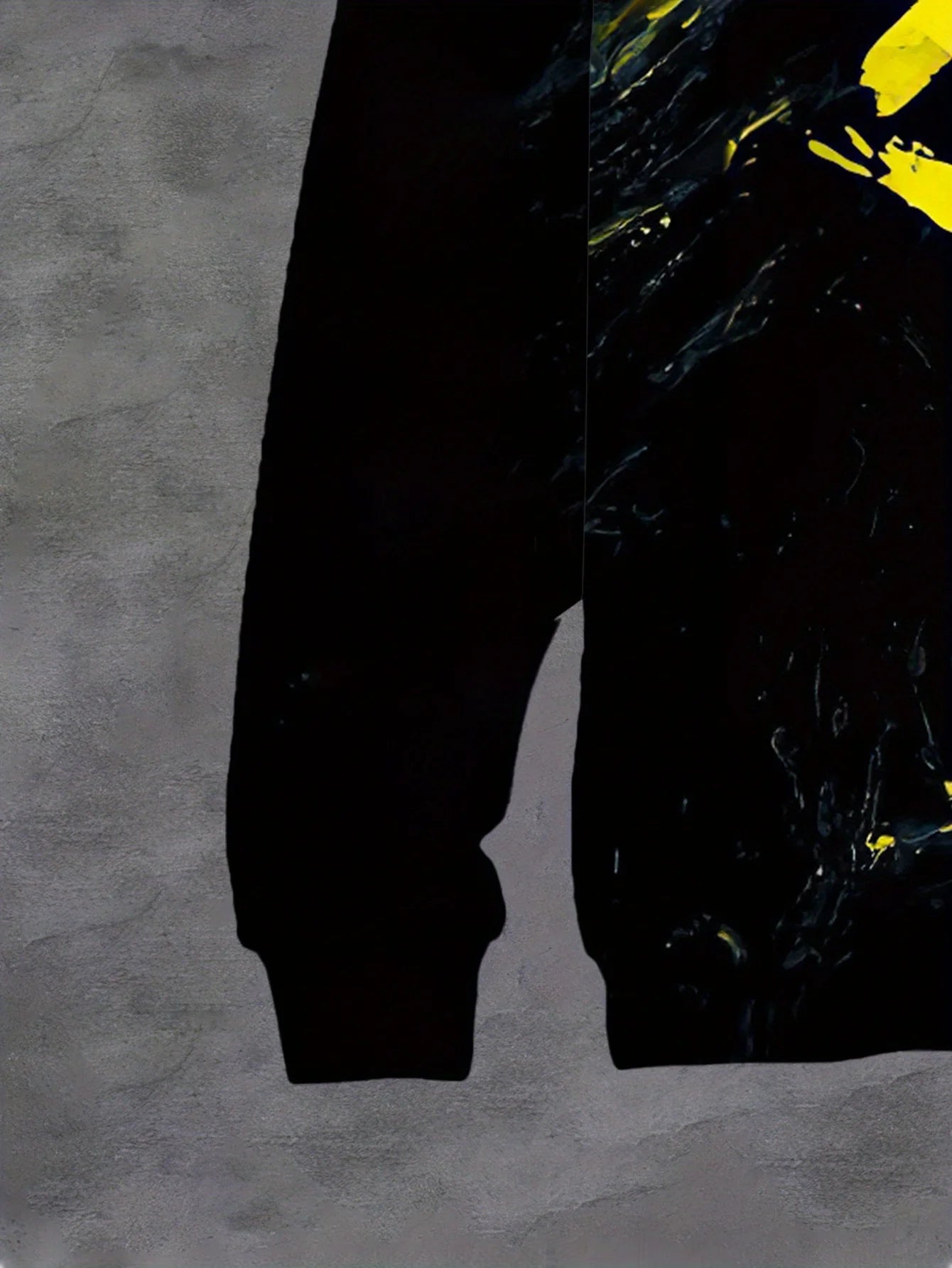 Versatile Trendy Men's Hoodie, Spring Autumn Smiley Graffiti Long Sleeve Sweatshirt with Unique Print and Pocket