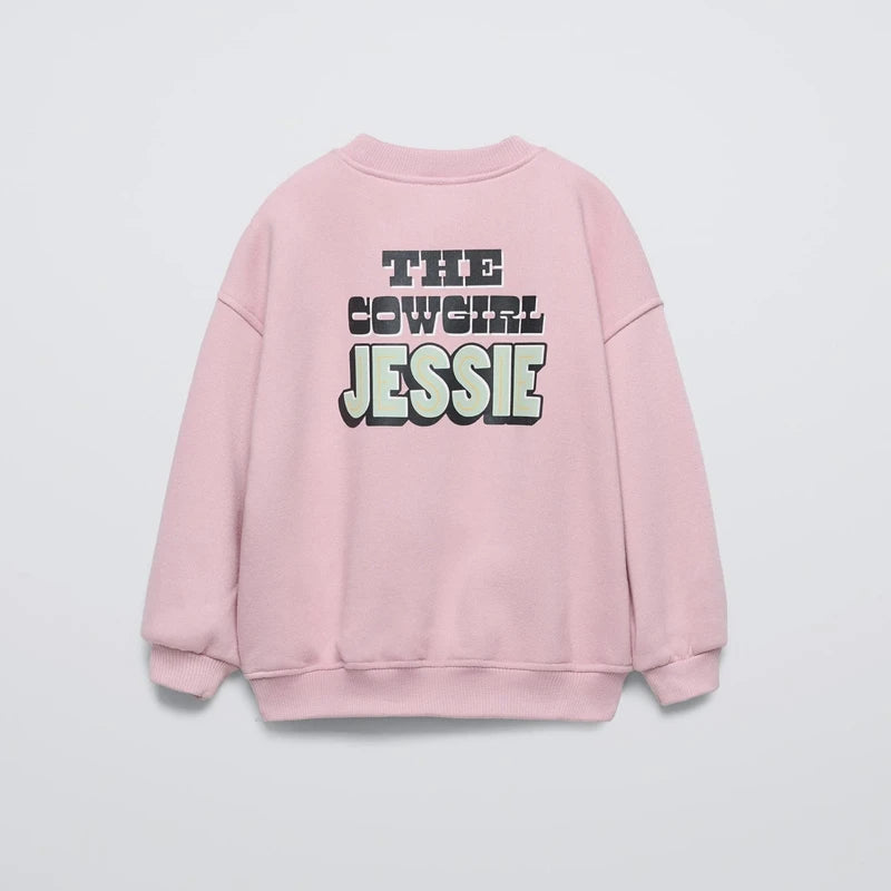 Boys Cartoon Sweatshirts Loose Sports Round Neck Tops New Spring Autumn Clothing Toddler Trendy Printed Long-sleeved Hoodies