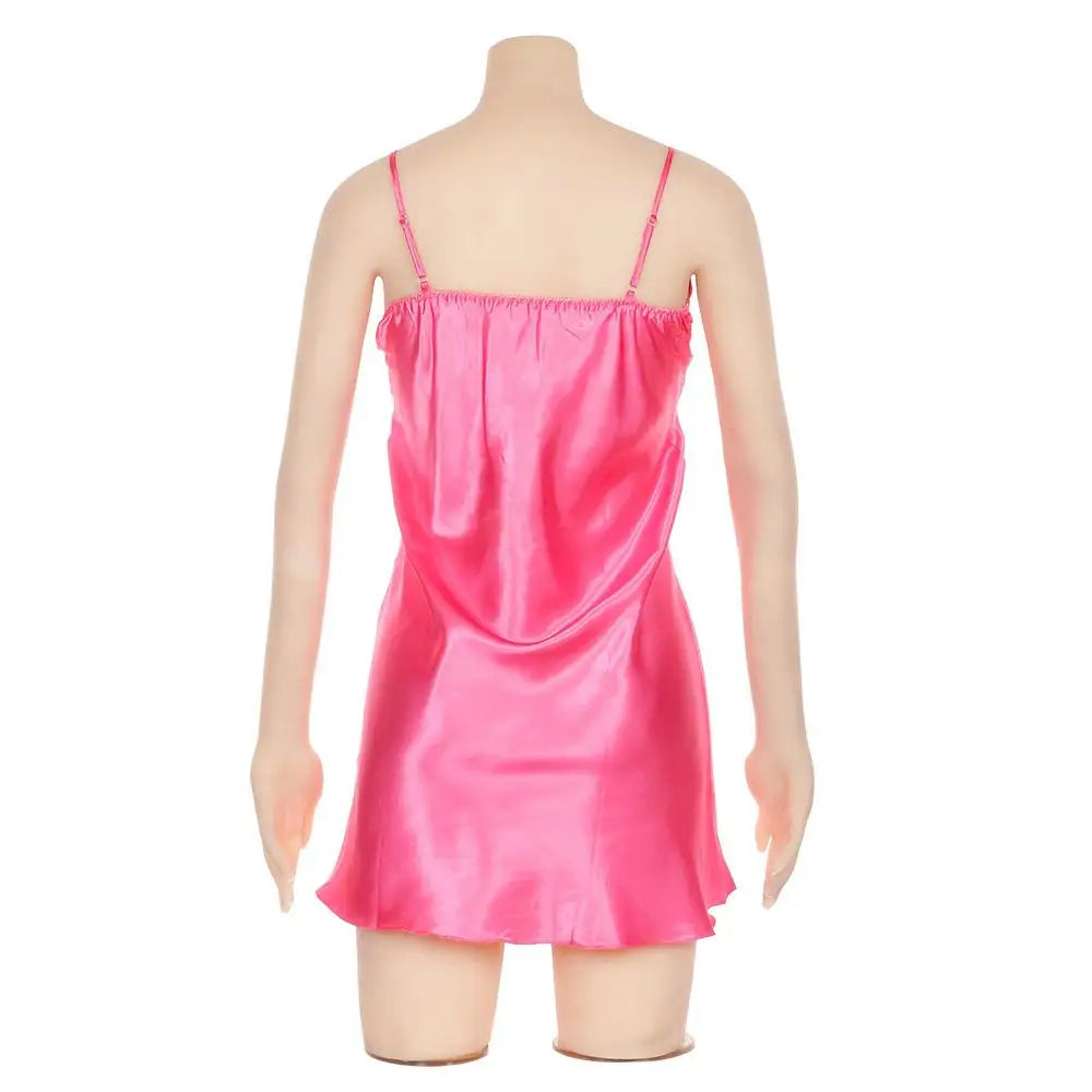 Fashion Ladies Nightdress Lace Women Sexy Babydoll Sleeping Dress Sleepwear Sleeveless