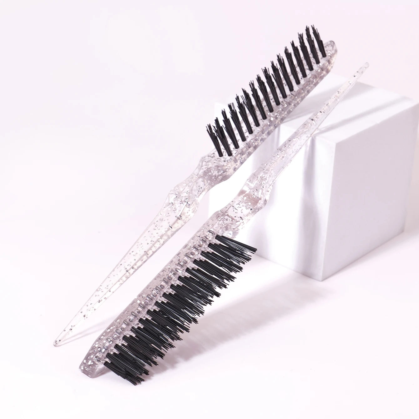 1/2/3pcs tear hair brush, resin shiny tear hair brush, mouse tail comb edge brush，Special for real hair wigs