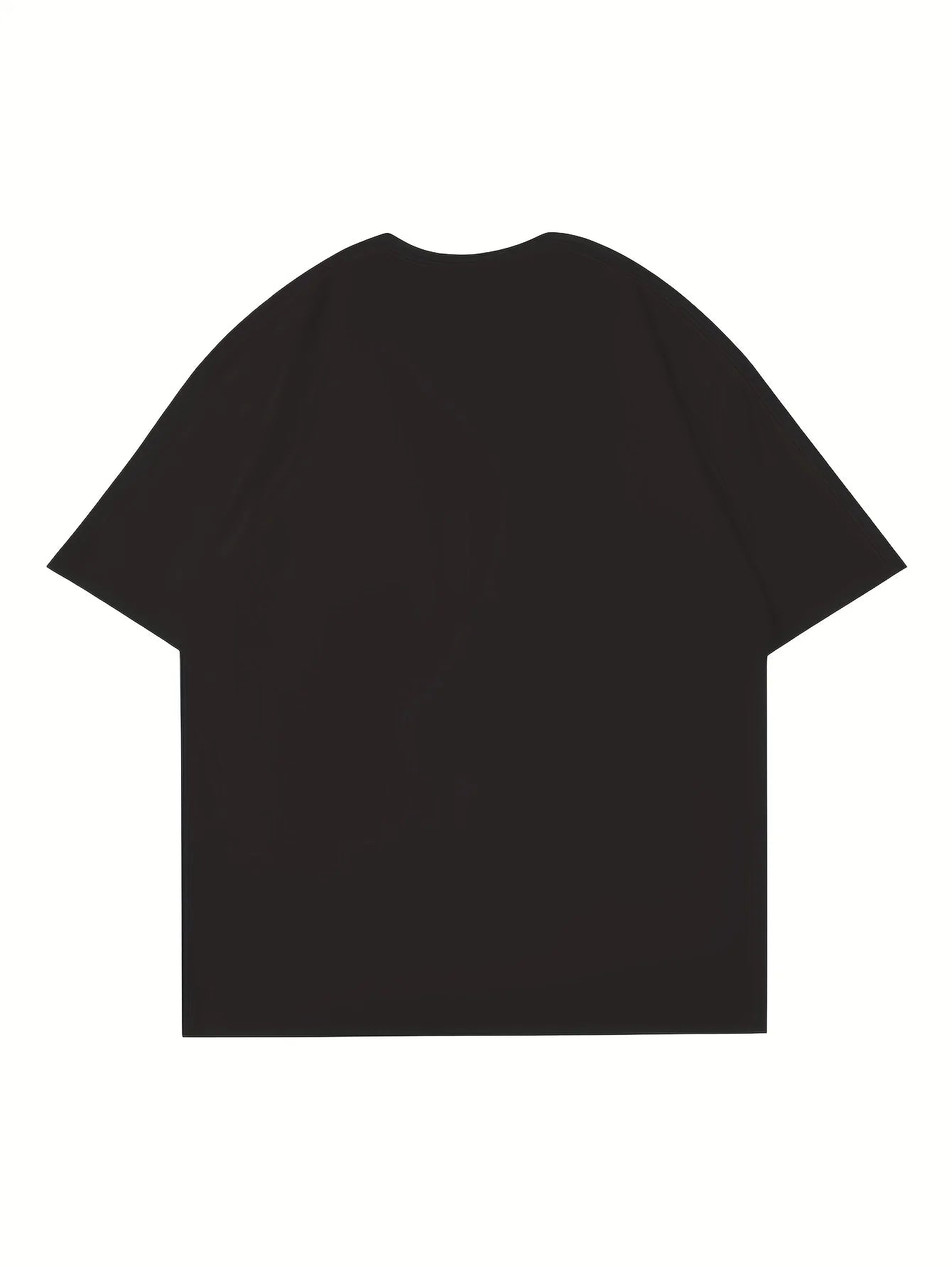 Men's summer 100% pure cotton fashionable casual loose vintage 1975 letter printed sports round neck short sleeved T-shirt top