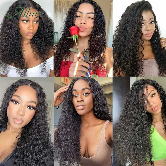 Brazilian Hair Kinky Curly Bundles Human Hair Weaving Natural Color 1//3/4 Bundles Jerry Curly Bundles Human Hair Extensions