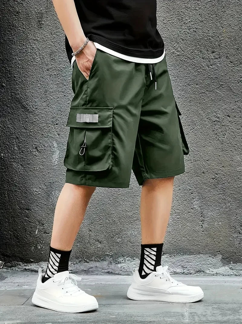 Men's Cargo Shorts, Outdoor, Travel, Casual Sports, Large Pockets, Durable and Comfortable Fabrics, Thin Shorts for Outings 17