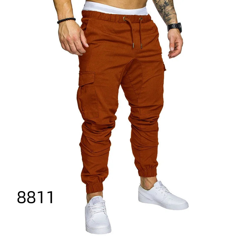 Men's Jogger Sweat Pants Sports Trousers Harem Casual Straight Leg Long Pants Youthful Spring i Color No Brand