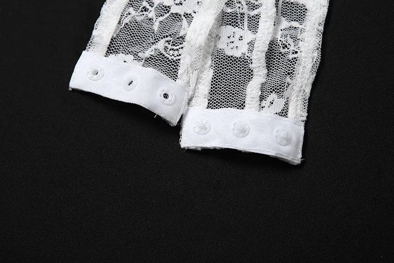 Solid Bodysuit Off Shoulder Lingerie Sexy Body Feminino See Through Lace One-pieces Bustier Black Tops Women Festival Outfits