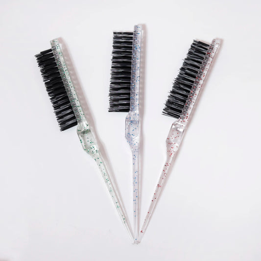 1/2/3pcs tear hair brush, resin shiny tear hair brush, mouse tail comb edge brush，Special for real hair wigs