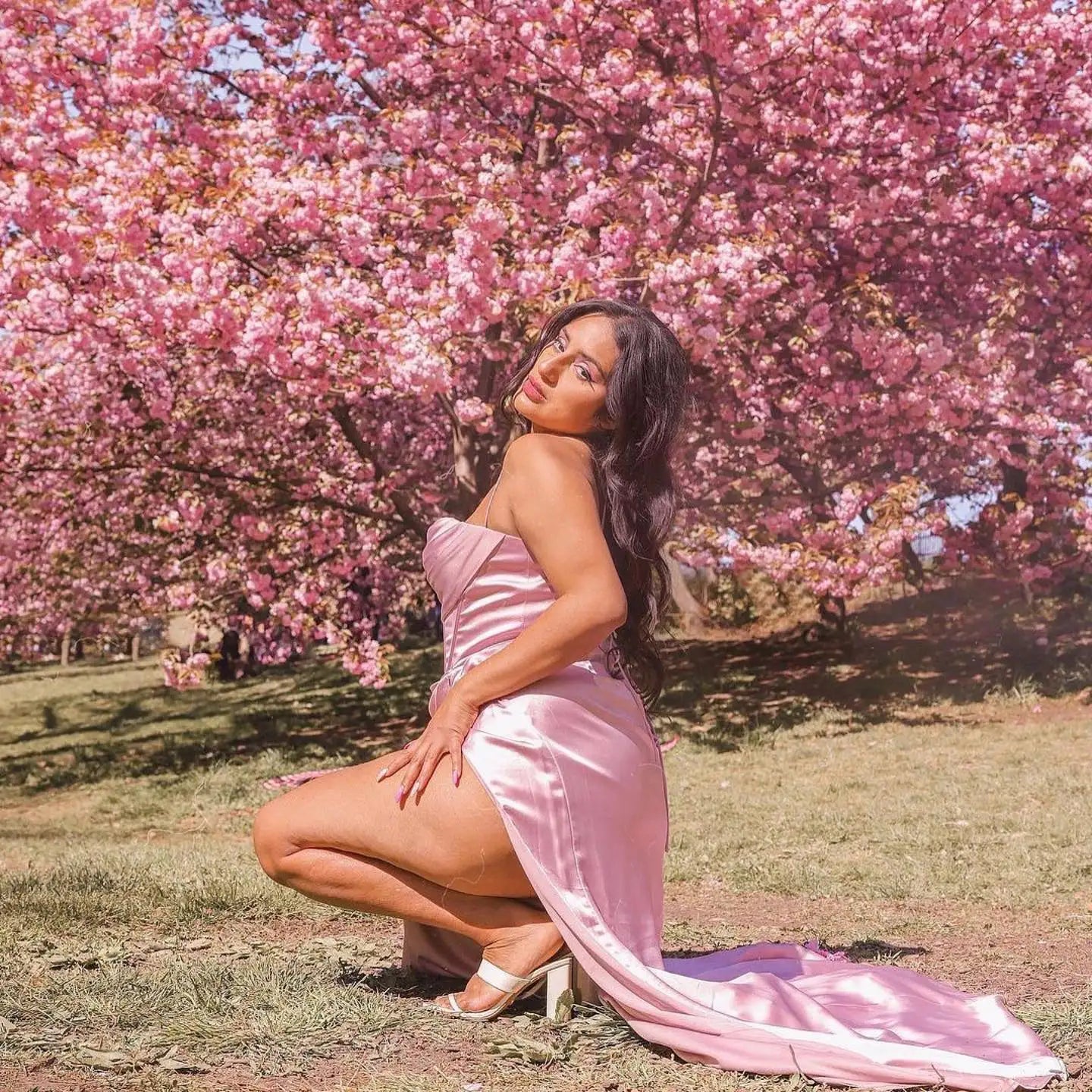 New Summer Prom Dress Women'S Sling Sleeveless Solid Color Dress One Word Neck Slim Fit Open Back Slit Red Sexy Dress