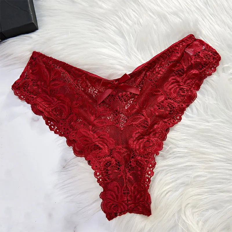 Pink Sweet Nightgown Female Elegant Sleep Dress Hot V-neck Bra Transparent Milk Silk Underwear Women's Pajamas With Panties Set