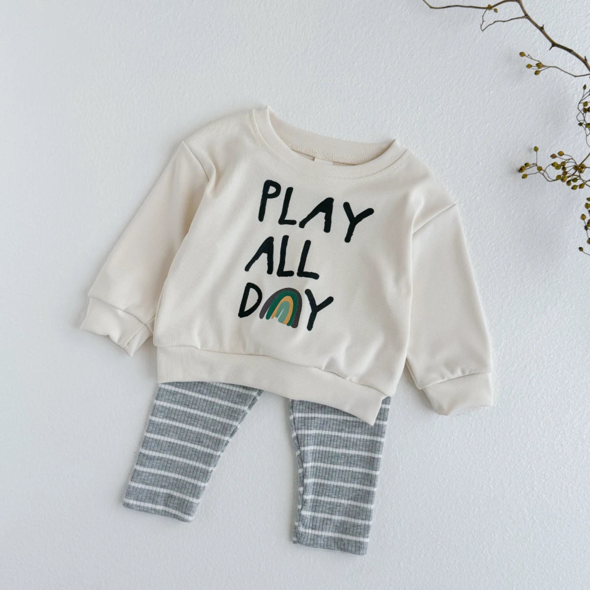 New Baby Suits Baby Boy Clothes Autumn Long Sleeves 2PCS Infant Outfit Kids Girl Tracksuit Top Pants Sets Toddler 0-3 Years